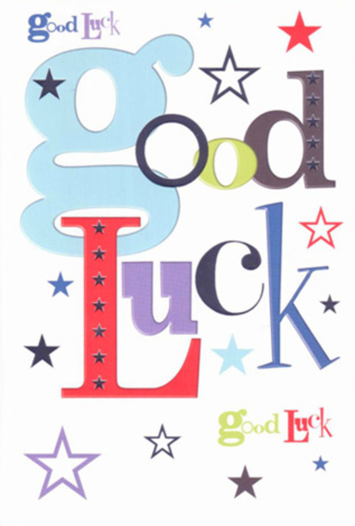 A celebration in paper, this good luck card features a dazzling arrangement of typography and whimsical stars-a fitting tribute to the supportive spirit that runs through Epping's neighbourhoods. Each letter has its own personality: broad strokes of pastel blue introduce a sense of calm, while angular reds, lively greens, and steadfast violets create playful contrasts that breathe energy into the greeting. Between the vibrant type, a scatter of stars-some bold, others faint-evoke memories of crisp, clear Epping nights with constellations sparkling overhead. The white spaces give room for every hue to sing, creating a fresh and uplifting composition that feels tailor-made for congratulating a friend about to begin a new chapter. The physical card, cool and smooth in the hand, is reminiscent of a premium bouquet wrap-offering both tactile pleasure and visual delight. Whether it's tucked into a hand-delivered arrangement from Flowers Epping or slipped across a café table on the High Road, this card brims with hope and genuine belief. It's more than just a phrase; it's a portable charm ready to accompany your best wishes wherever the Epping journey leads.
