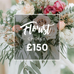 This Florist Choice bouquet reads like a poem of petals, crafted with calm confidence by a seasoned florist in Epping. Creamy garden roses open generously, weaving through a tapestry of soft coral and blush ranunculus, while peach tones glow softly against pale ivory. The arrangement is punctuated by ruffled ranunculus and a touch of white chrysanthemum texture, with tiny white filler blooms lending airiness. Darker accents appear as dusty rose and burgundy blooms, balancing the composition, while brown-red branching sprigs add architectural interest. Lush eucalyptus leaves, silvery-green and sculptural, mingle with finer green foliage to create a modern, natural frame around the florals. The bouquet is hand-tied and arranged with a relaxed, garden-like flow that feels freshly gathered yet thoughtfully composed for a wedding, anniversary, or heartfelt gift. A central semi-transparent white square overlays the bouquet, displaying Florist Choice in elegant script with CHOICE beneath in uppercase sans-serif, and a large 150 below to indicate price. The image background stays softly blurred to keep the focus on texture, scent, and colour. It speaks to fresh, premium blooms and careful design, available for delivery across Epping and surrounding towns, with the promise of reliability and personal service.