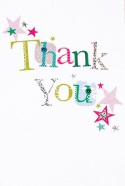 Infused with cheerful energy, this thank you card exudes charm and local warmth reflective of Epping's close-knit community. Against a crisp white canvas, each letter in 'Thank You' dazzles with unique color-sunlit green, vivid magenta, tranquil blue-layered with patterns of shimmer and dainty hand-sewn stitches. Some letters glisten with silvery flecks, while others don playful polka dots, capturing the handmade spirit often seen in Epping's boutiques along High Street. Magenta, gold, and teal stars scatter at the edges, reminiscent of celebratory confetti after a joyful gathering at Copped Hall. The card's tactile depth and glimmering details evoke the lively mood of a summer fête, inviting the recipient to feel the gratitude in each brushstroke and thread. One can easily imagine pairing it with a blossoming bouquet from Flowers Epping, the thoughtful design echoing our commitment to heartfelt gifting. Its festive yet sincere character makes it a universal token of appreciation, perfect for sharing genuine thanks throughout the neighbourhood.